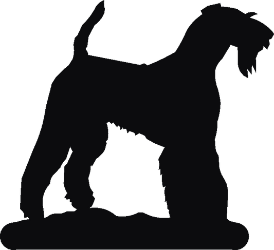 Airedale Book Ends