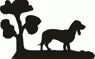 Basset Bleu De Gascony Hanging Brackets