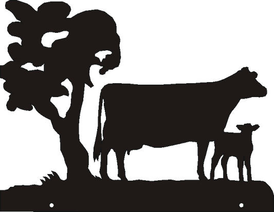 Cow and Calf Hanging Signs