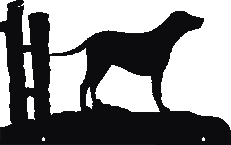 Curly Coat Hanging Signs