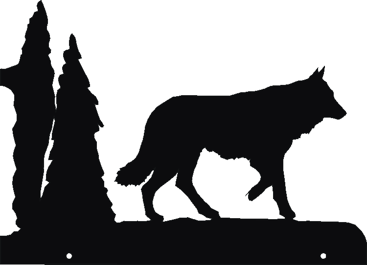 Czech Wolf Dog Hanging Signs