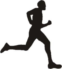 Running Male 3 Weathervane