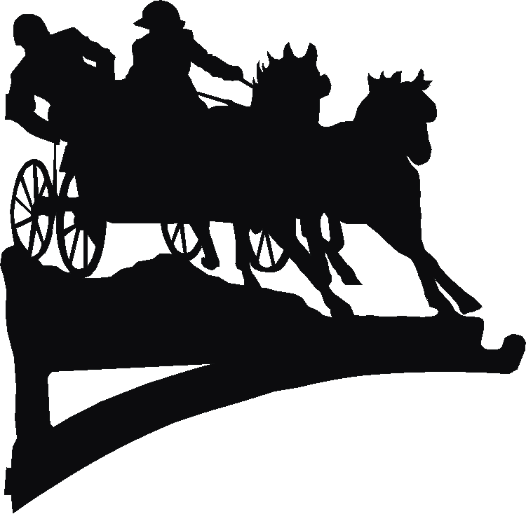 Single Horse Scurry Hanging Brackets