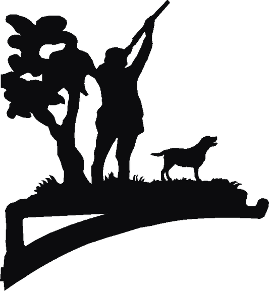 Shooting with One Labrador Hanging Brackets