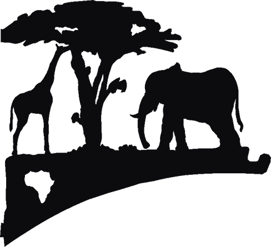 Africa Hanging Brackets