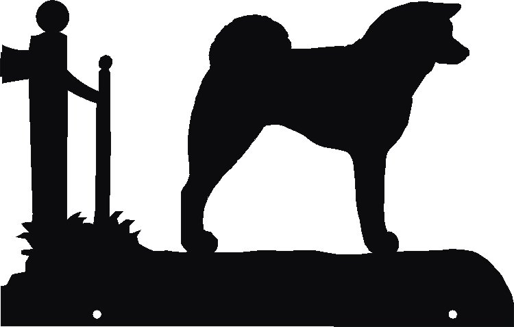 Akita Inu Hanging Signs