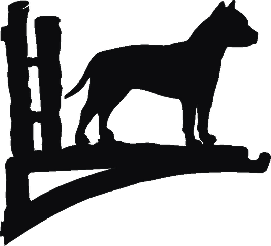 American Staffy Hanging Brackets