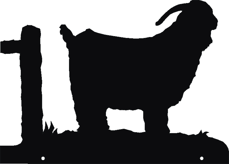 Angora Goat Hanging Signs