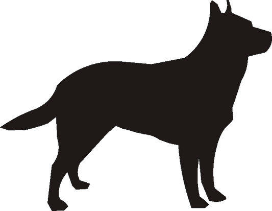Australian Cattle Dog Silhouettes