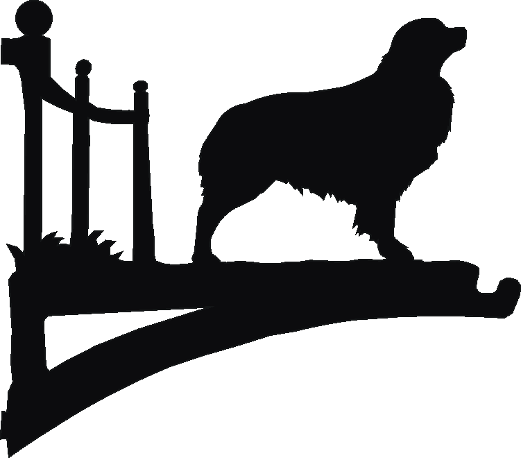 Australian Shepherd Hanging Brackets