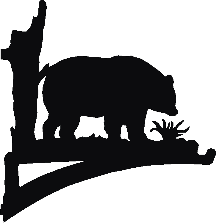 Bear Hanging Brackets