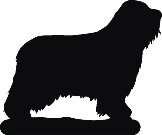 Bearded Collie Book Ends