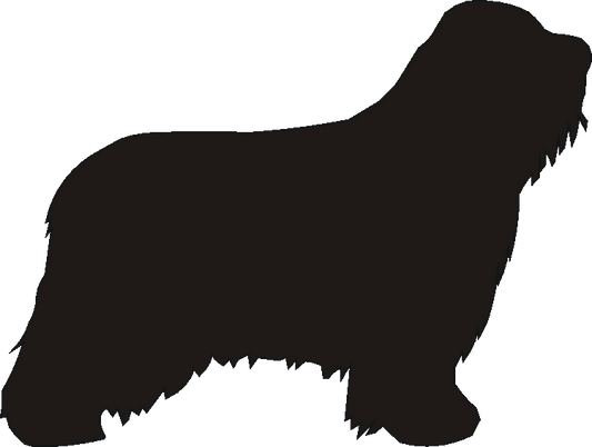Bearded Collie Silhouettes