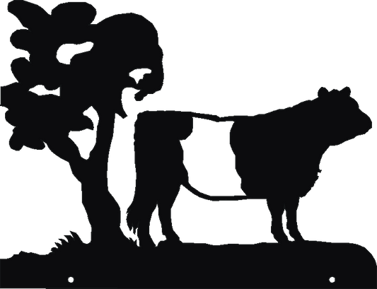 Belted Galoway Hanging Signs