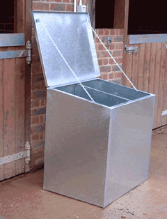 Galvanised Metal Feed Bin