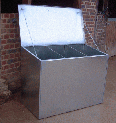 Galvanised Metal Feed Bin