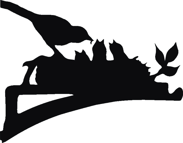 Bird Nest Hanging Brackets