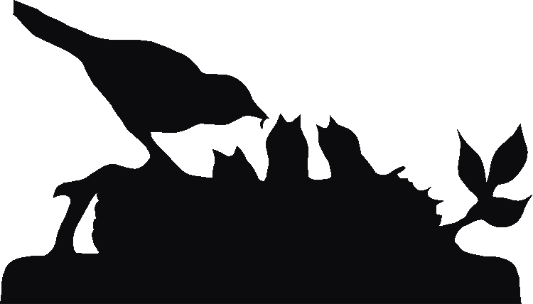 Bird Nest Silhouettes
