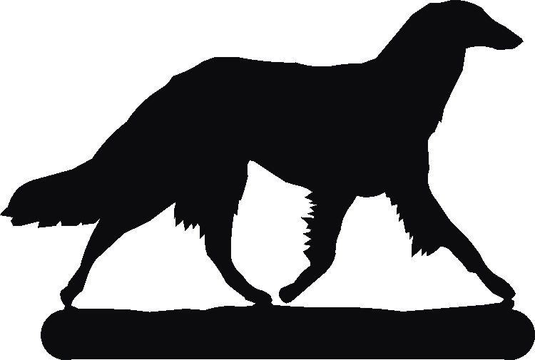 Borzoi Trotting Book Ends