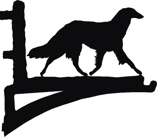 Borzoi Trotting Hanging Brackets