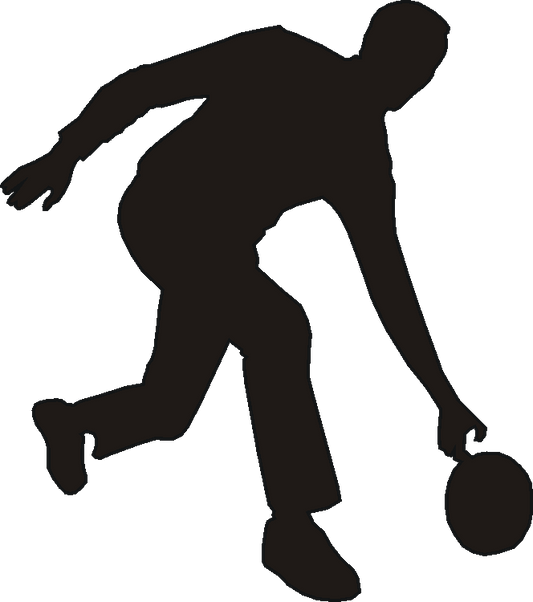 Bowling Mens Silhouettes