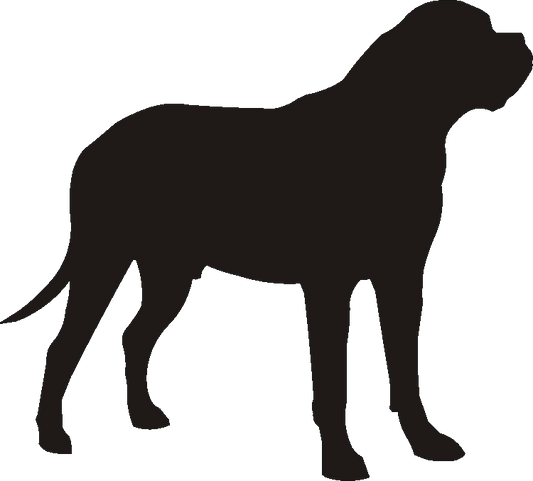 Bull Mastiff Silhouettes
