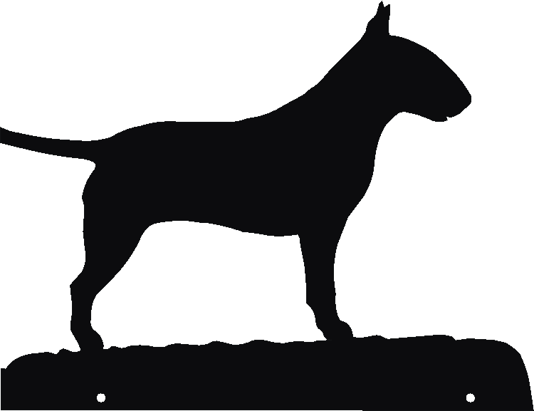 Bull Terrier Hanging Signs
