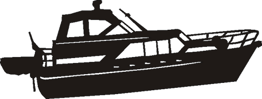 Cabin Cruiser Silhouettes
