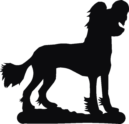 Chinese Crested Post Box