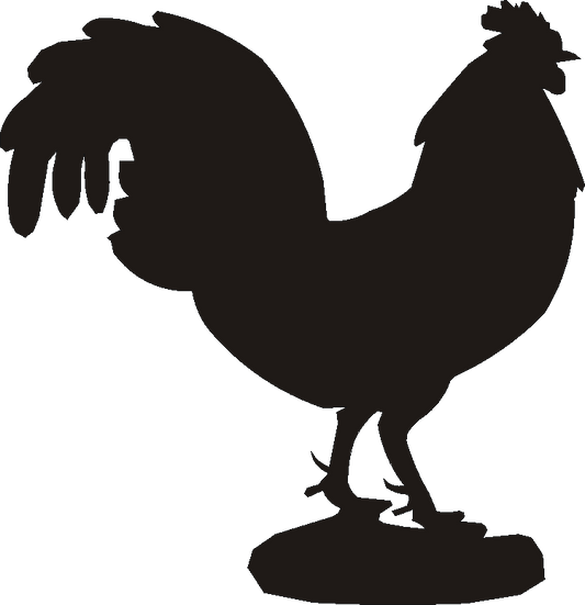 Cockerel Silhouettes