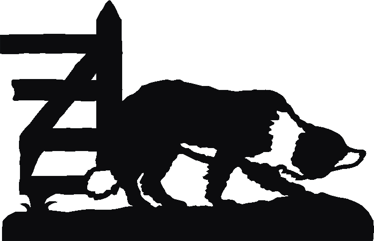 Collie Working Weathervane