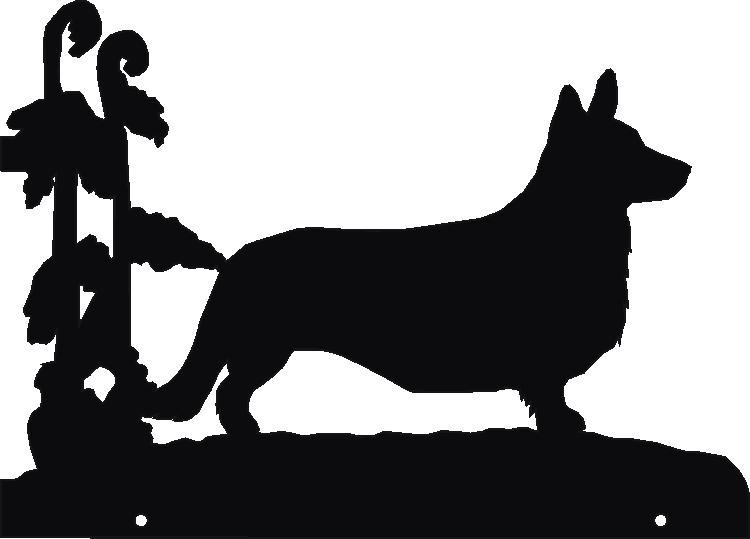 Corgi Cardigan Hanging Signs