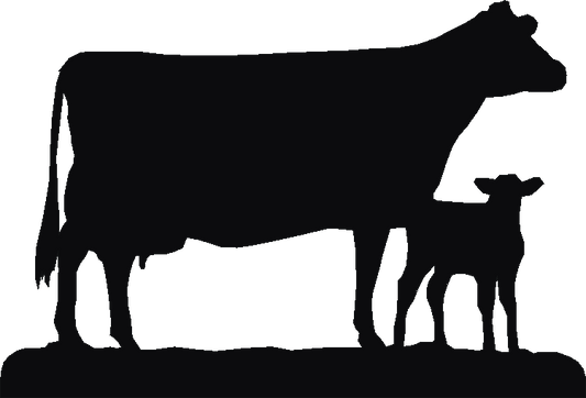 Cow and Calf Devon Sign