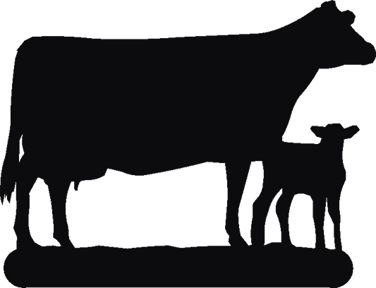 Cow and Calf Post Box