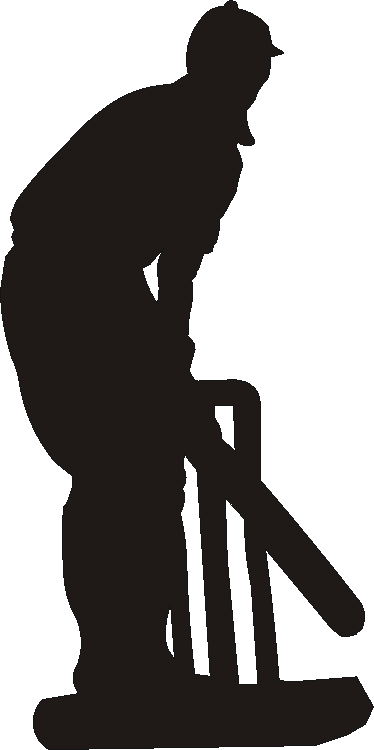Cricket Silhouettes