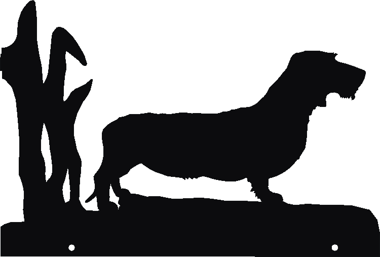 Dachshund Wire Coat Hanging Signs