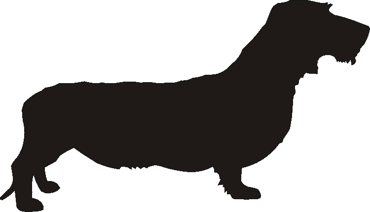 Dachshund Wire Coat Motif Baskets
