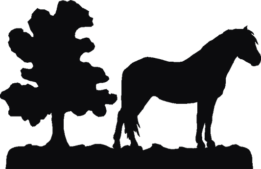 Dartmoor Pony Silhouettes