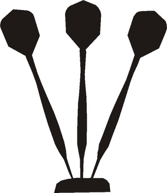 Darts Curtain Hook Backs