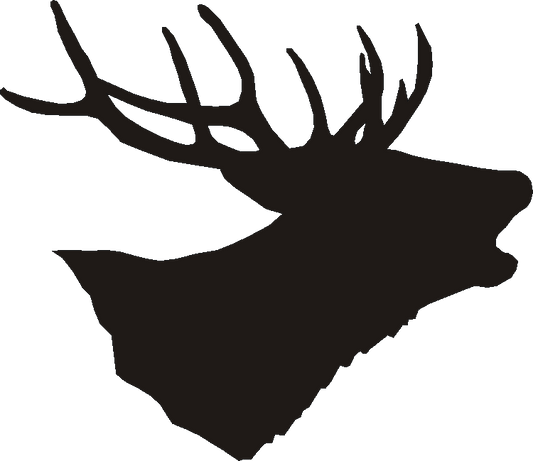 Deer Head Silhouettes