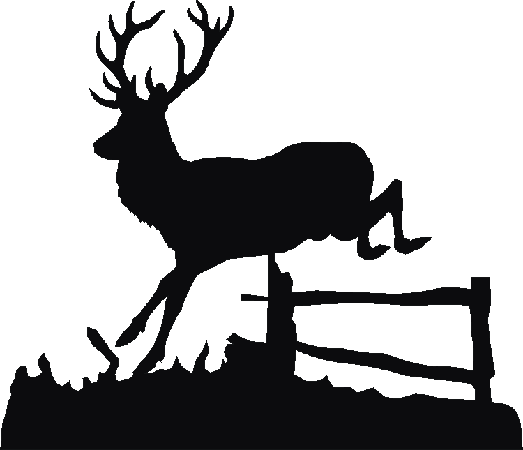 Deer Jump Weathervane