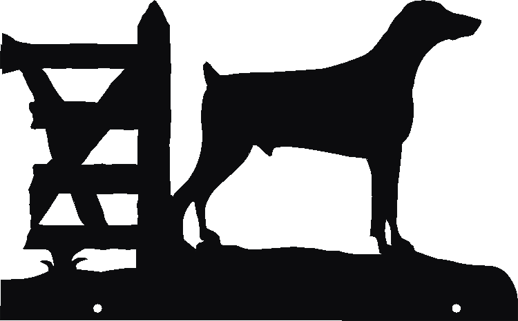 Doberman Docked Hanging Signs