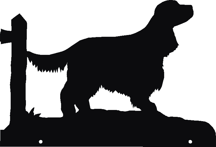 English Cocker Hanging Signs