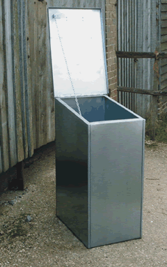 Galvanised Metal Feed Bin
