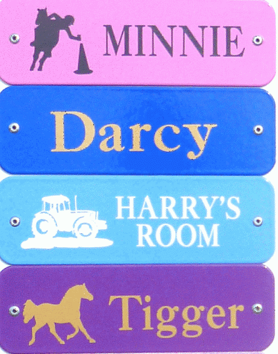 Samoyed Stable Door Name Plates