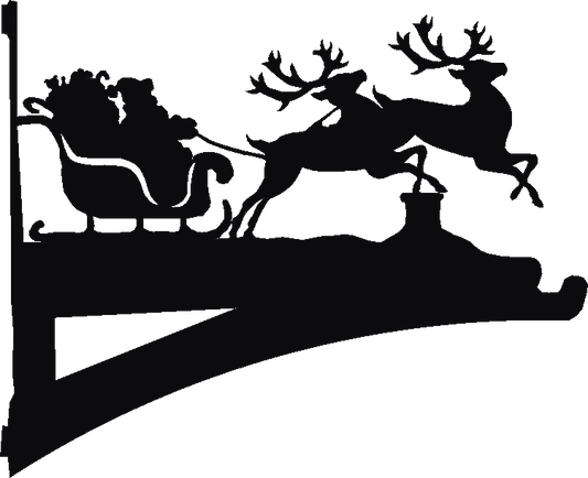 Father Christmas Hanging Brackets