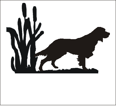French Spaniel Hanging Signs