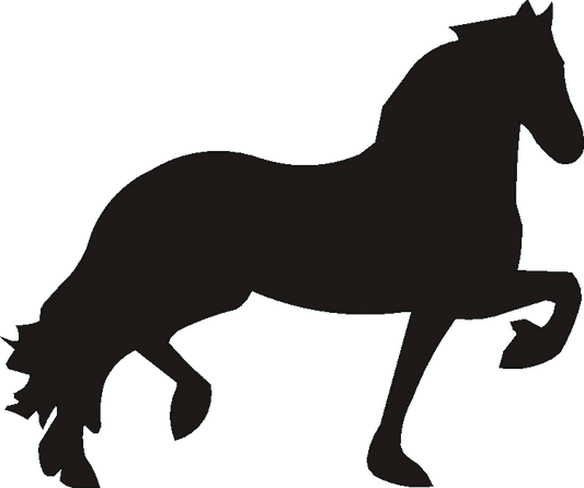 Friesian Horse Yorkshire Sign