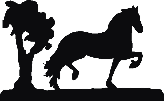 Friesian Horse The Hangover