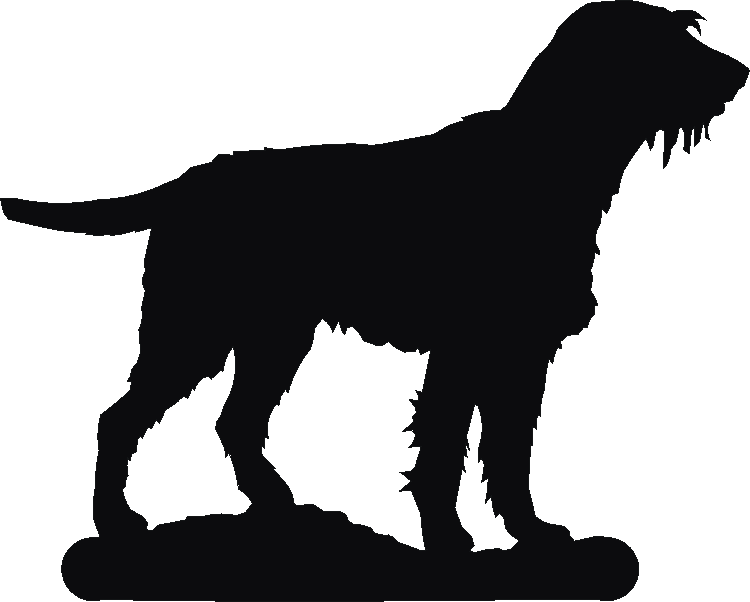 German Wire Pointer Book Ends